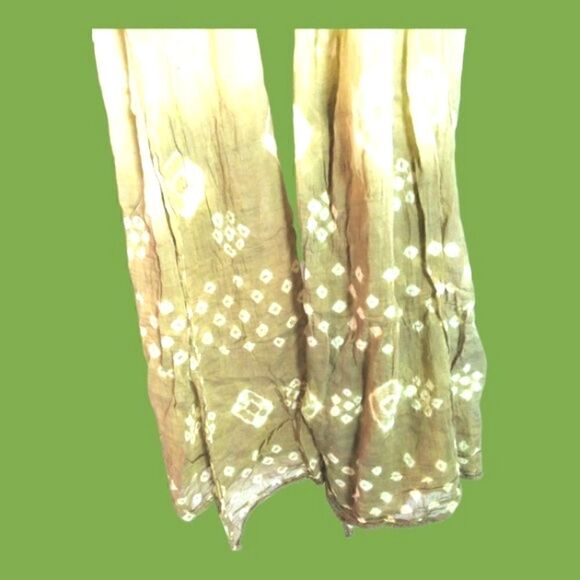 SCARF 100% Cotton OMBRE Screen printed Made in INDIA - Picture 3 of 3